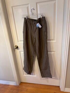 Todd Snyder Pale Oak Relaxed Linen Leisure Pants Sz Small.  NWT
